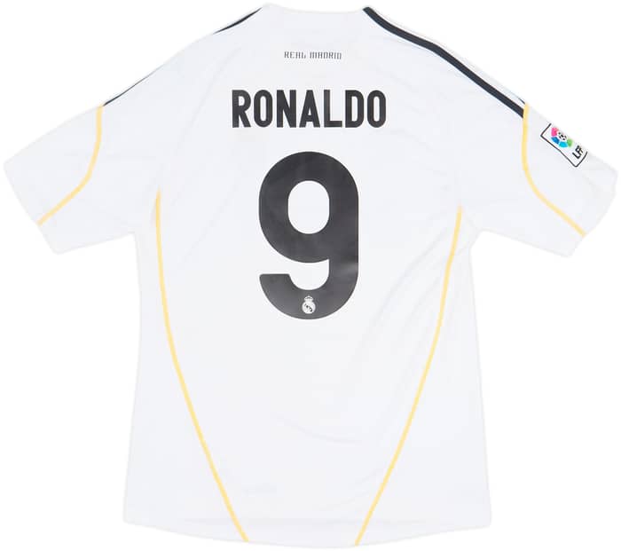 2009-10 Real Madrid Home Shirt Ronaldo #9 - 7/10 - (M)