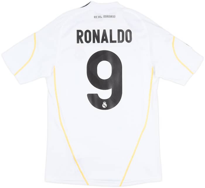 2009-10 Real Madrid Home Shirt Ronaldo #9 - 6/10 - (S)
