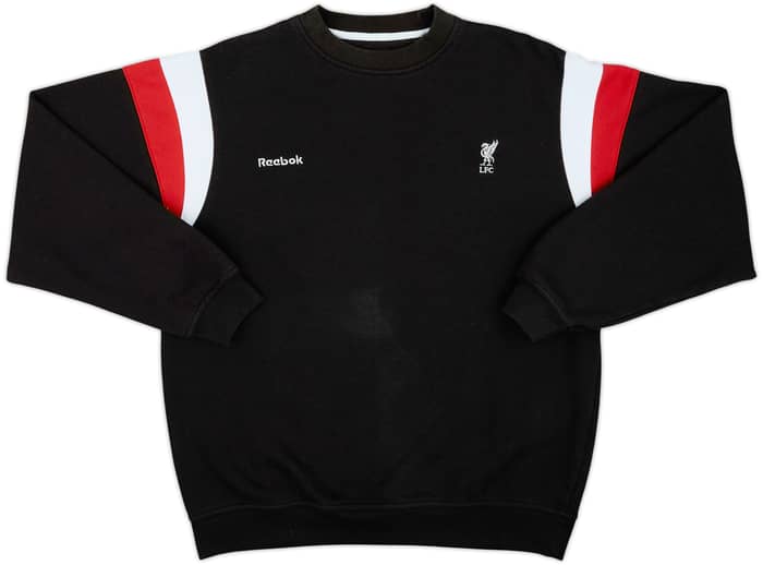 2000-02 Liverpool Reebok Sweat Top - 8/10 - (L)