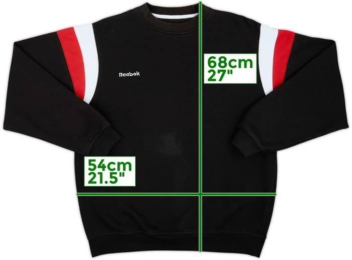 2000-02 Liverpool Reebok Sweat Top - 8/10 - (L)