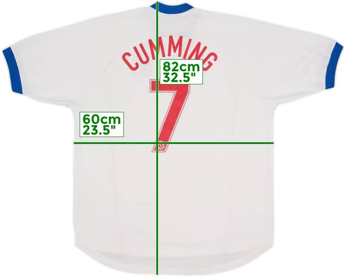 2002-04 Rushden & Diamonds Home Shirt Cumming #7 - 5/10 - (XXL)