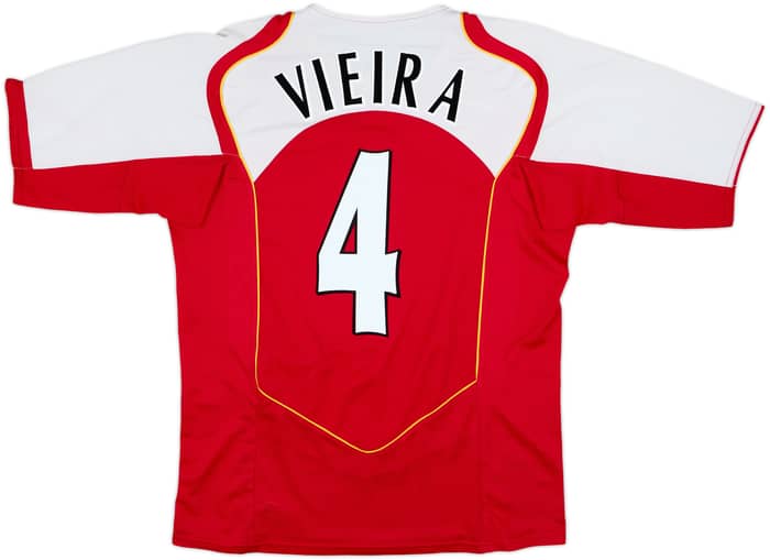 2004-05 Arsenal Home Shirt Vieira #4 - 6/10 - (M)