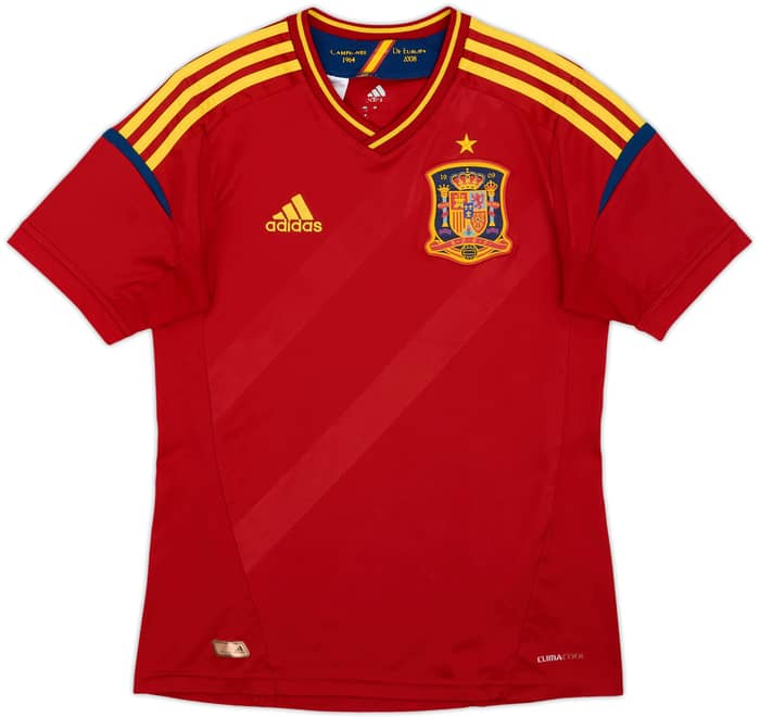 2011-12 Spain Home Shirt - 7/10 - (XL.Boys)