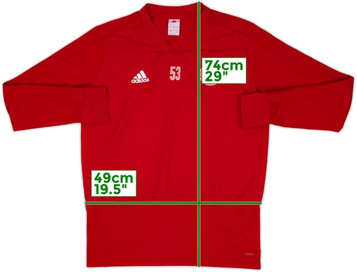 2018-19 Brentford Player Issue adidas Drill Top #53 - 7/10 - (L)