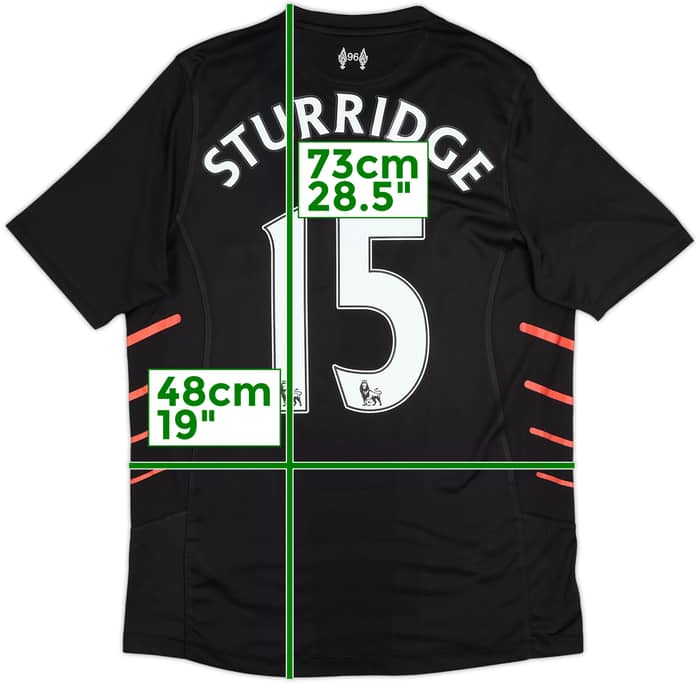 2016-17 Liverpool Away Shirt Sturridge #15 - 8/10 - (S)
