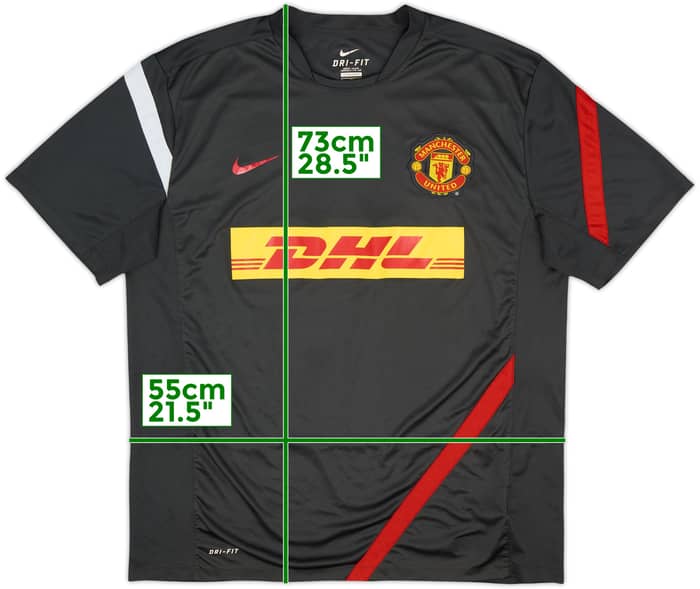 2012-13 Manchester United Nike Training Shirt - 9/10 - (XL)