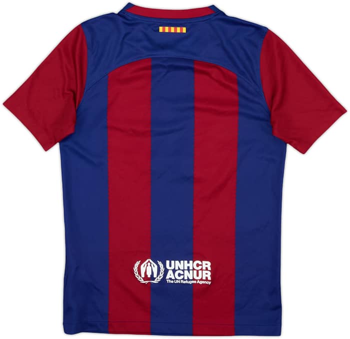 2023-24 Barcelona Home Shirt - 9/10 - (M.Boys)