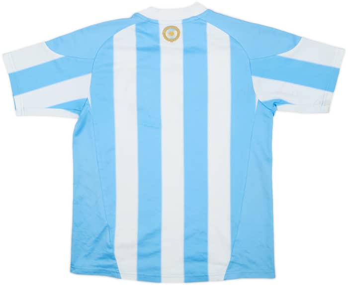 2010-11 Argentina Home Shirt - 7/10 - (M.Boys)