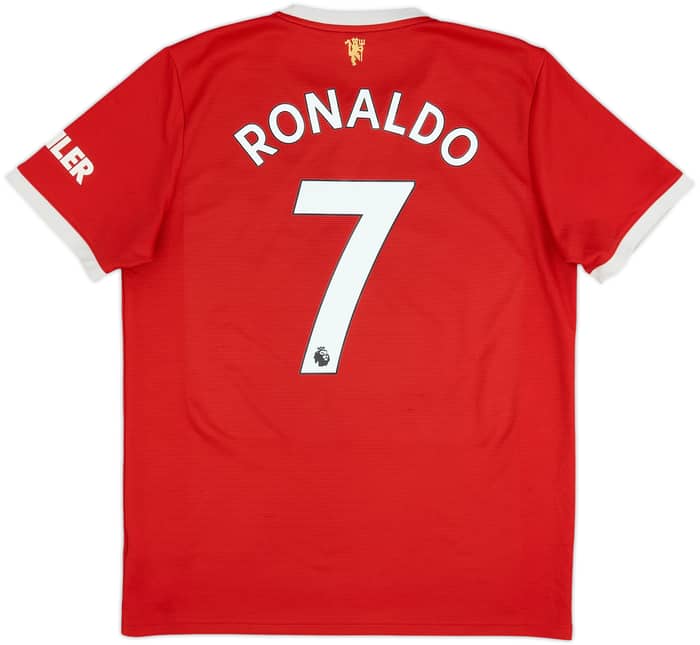2021-22 Manchester United Home Shirt Ronaldo #7 - 5/10 - (L)