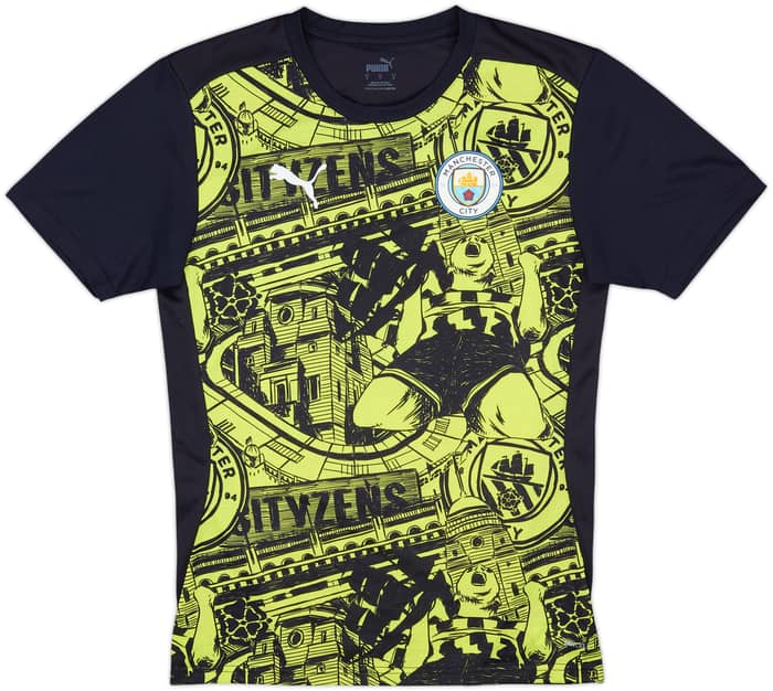 2024-25 Manchester City Puma Pre-Match Shirt - 10/10 - (S)