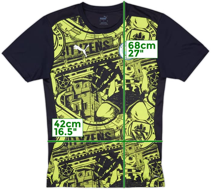 2024-25 Manchester City Puma Pre-Match Shirt - 10/10 - (S)