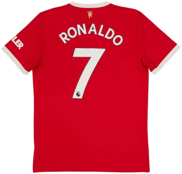 2021-22 Manchester United Home Shirt Ronaldo #7 - 6/10 - (M)