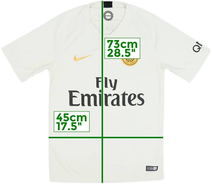 2018-19 Paris Saint-Germain Away Shirt - 9/10 - (S)