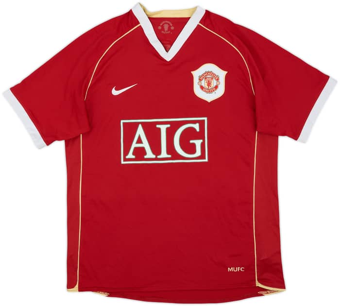 2006-07 Manchester United Home Shirt Rooney #8 - 5/10 - (M)