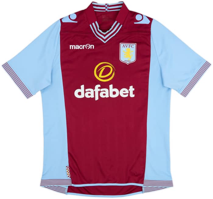 2013-14 Aston Villa Home Shirt Grealish #40 - 6/10 - (L)