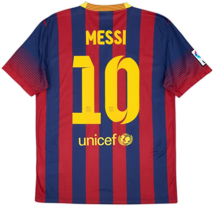 2013-14 Barcelona Home Shirt Messi #10 - 6/10 - (M)
