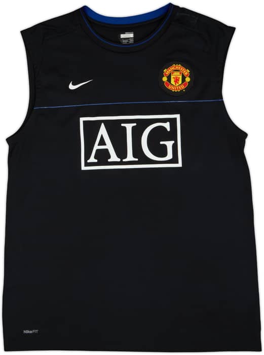 2008-09 Manchester United Nike Training Vest - 8/10 - (L)