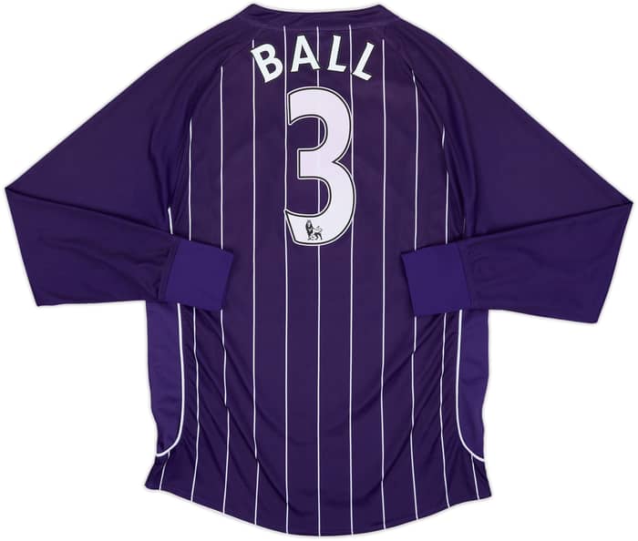 2007-08 Manchester City Away L/S Shirt Ball #3 - 6/10 - (L)