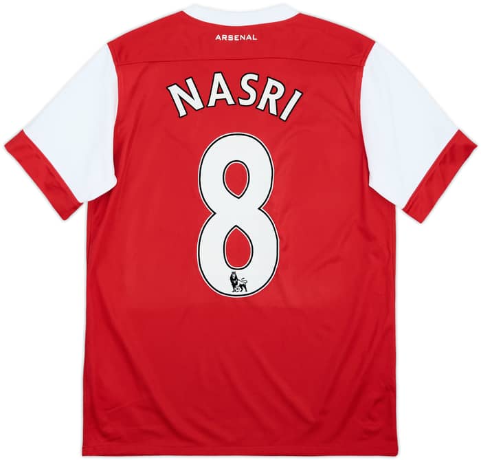 2010-11 Arsenal Home Shirt Nasri #8 - 6/10 - (XL.Boys)