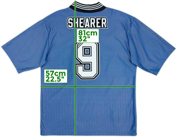 1996-97 Newcastle Away Shirt Shearer #9 - 10/10 - (XL)