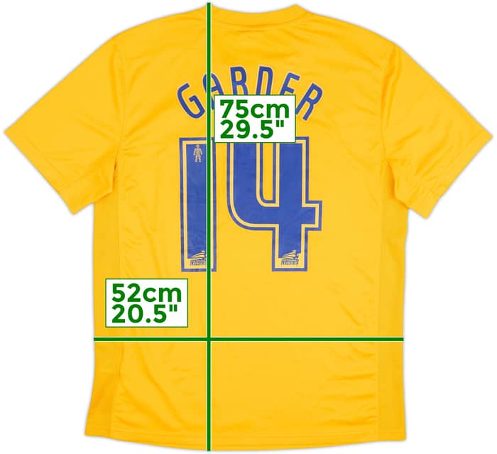 2014-15 Preston North End Away Shirt Garner #14 - 8/10 - (L)