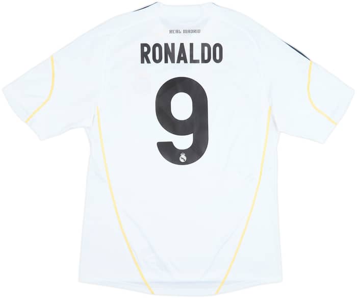2009-10 Real Madrid Home Shirt Ronaldo #9 - 6/10 - (L)