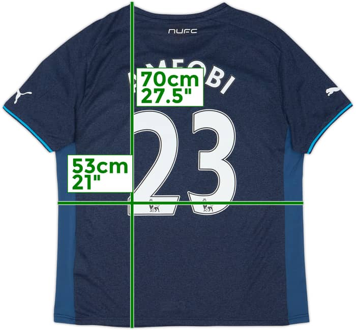 2013-14 Newcastle Camiseta Visitante Ameobi #23 - 10/10 - (M)
