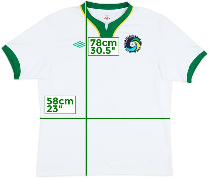 2011-12 New York Cosmos Home Shirt - 9/10 - (XXL)