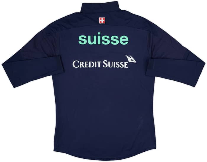 2019-20 Switzerland Player Issue Puma 1/4 Zip Drill Top - 8/10 - (L)
