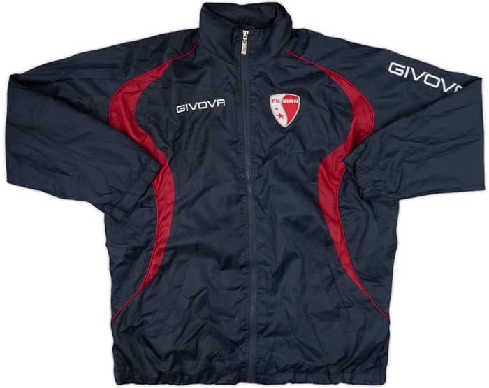 2011-12 FC Sion Givova Hooded Rain Jacket - 5/10 - (S)