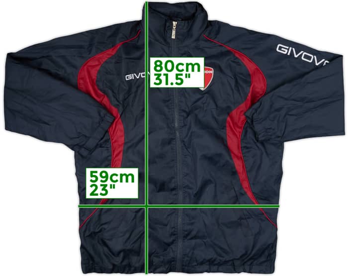 2011-12 FC Sion Givova Hooded Rain Jacket - 5/10 - (S)