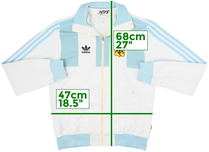 2009-10 Argentina adidas Originals Track Jacket - 5/10 - (S)