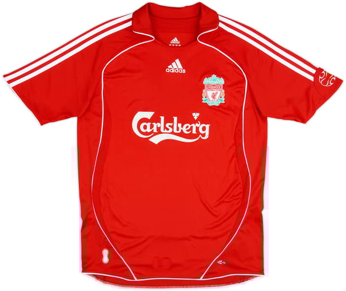 2006-08 Liverpool Home Shirt Gerrard #8 - 6/10 - (M)