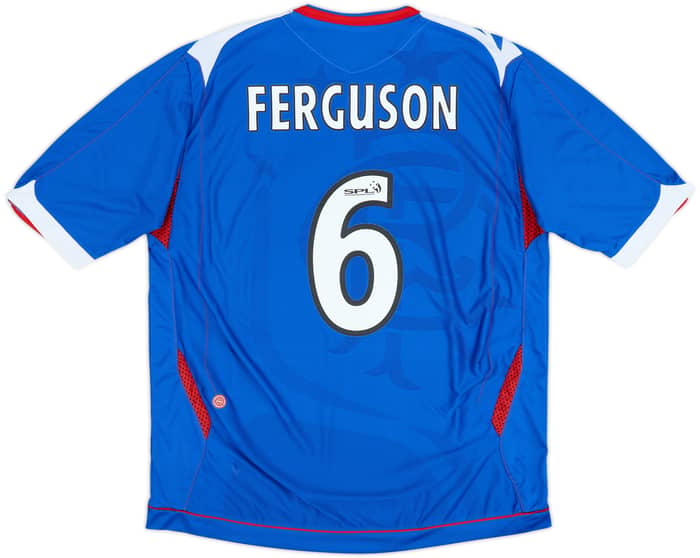 2006-07 Rangers Home Shirt Ferguson #6 - 8/10 - (XL)