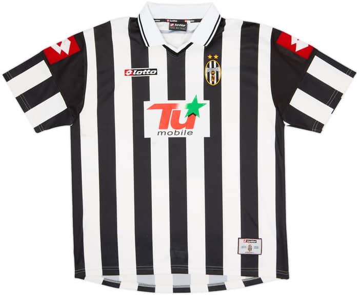 2001-02 Juventus CL Home Shirt Trezeguet #17 - 6/10 - (XL)