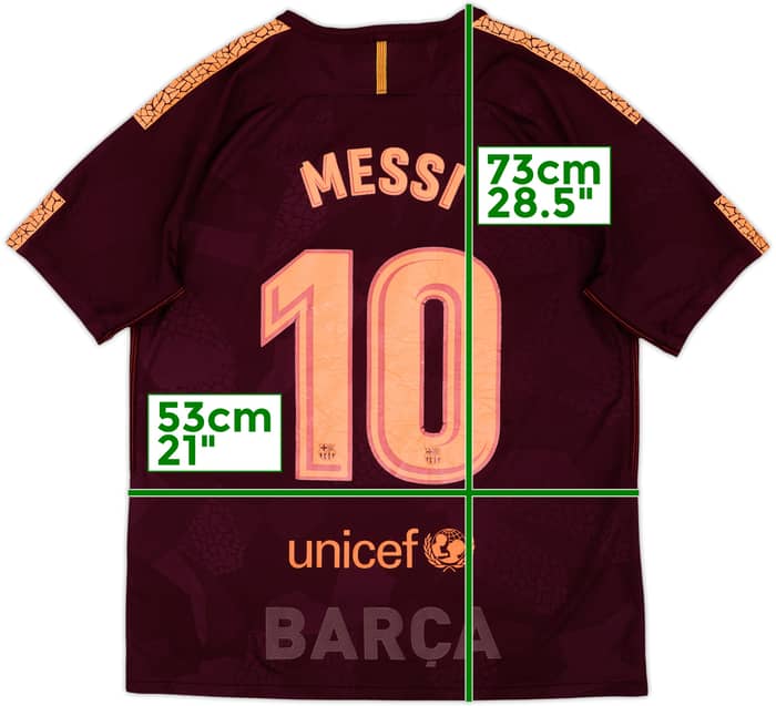 2017-18 Barcelona Third Shirt Messi #10 - 5/10 - (L)
