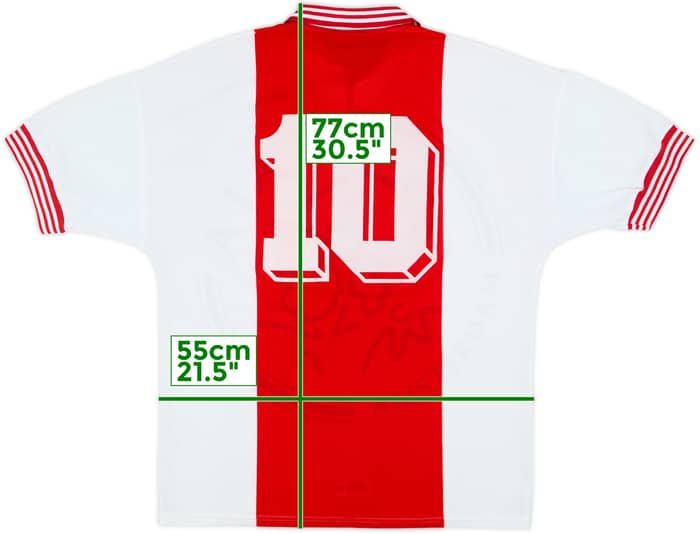 1995-96 Ajax Home Shirt #10 - 8/10 - (L)