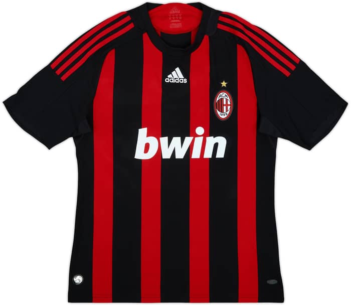 2008-09 AC Milan Home Shirt Beckham #23 - 8/10 - (M)