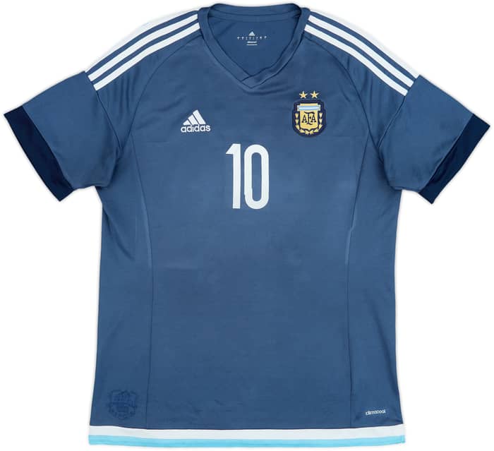 2015-16 Argentina Away Shirt Messi #10 - 7/10 - (L)