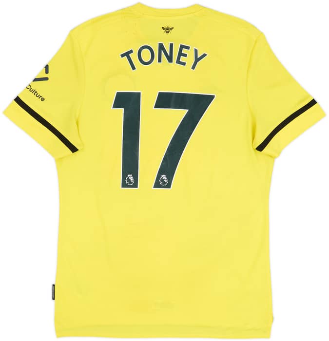 2021-22 Brentford Away Shirt Toney #17 - 6/10 - (L)