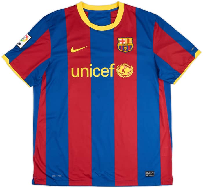 2010-11 Barcelona Home Shirt Messi #10 - 8/10 - (XL)