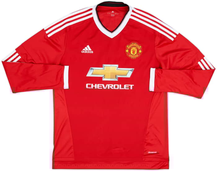 2015-16 Manchester United Home L/S Shirt Rooney #10 - 5/10 - (L)