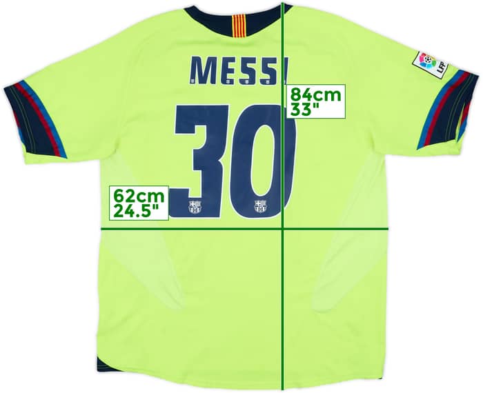 2005-06 Barcelona Away Shirt Messi #30 - 6/10 - (XL)