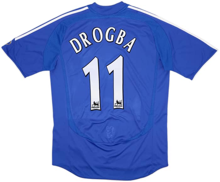 2006-08 Chelsea Home Shirt Drogba #11 - 6/10 - (L)