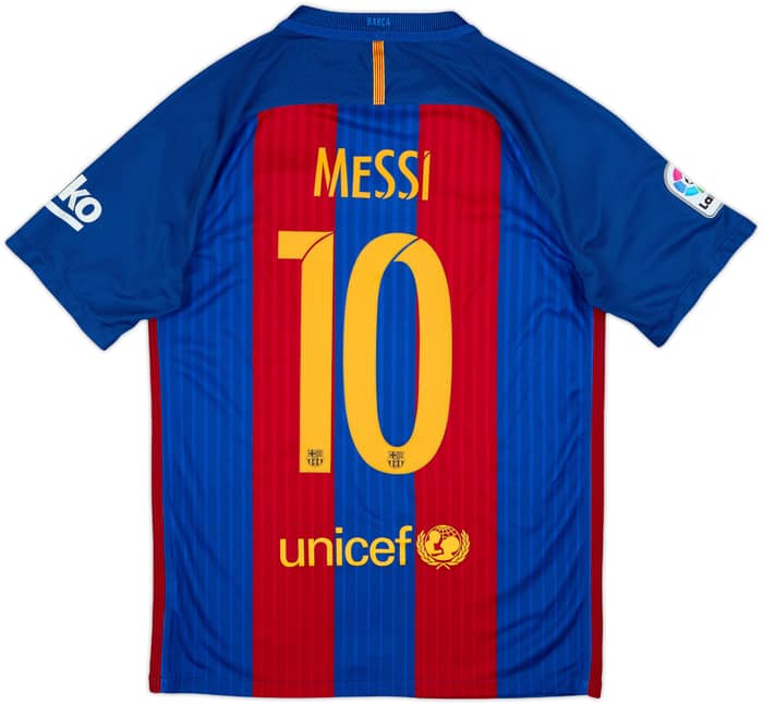 2016-17 Barcelona Home Shirt Messi #10 - 5/10 - (S)
