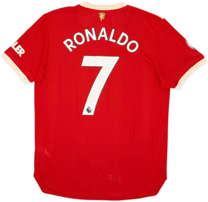 2021-22 Manchester United Authentic Home Shirt Ronaldo #7 - 7/10 - (M)