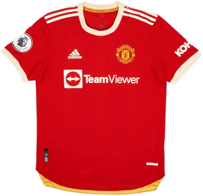 2021-22 Manchester United Authentic Home Shirt Ronaldo #7 - 7/10 - (M)