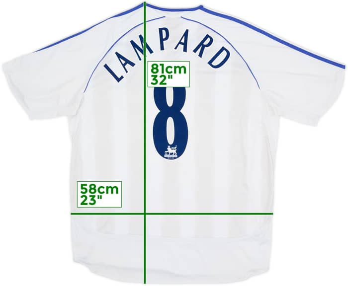 2006-07 Chelsea Away Shirt Lampard #8 - 5/10 - (XL)