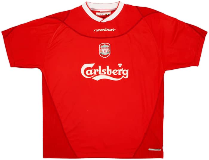 2002-04 Liverpool Home Shirt Gerrard #17 - 6/10 - (L)