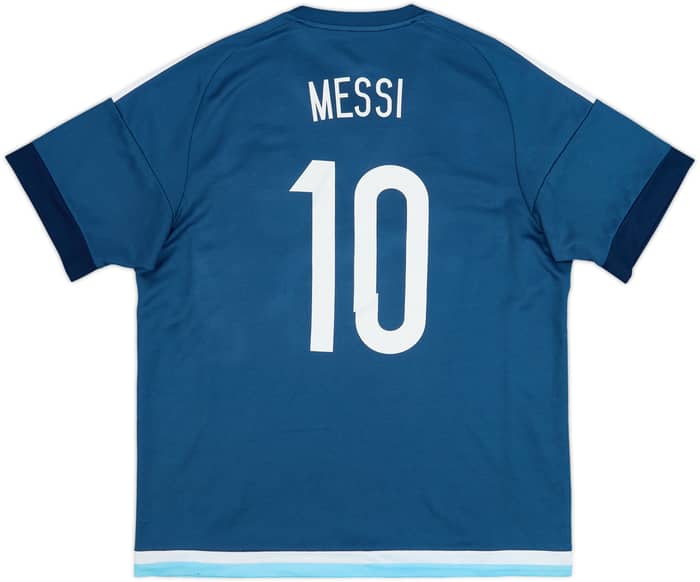 2015-16 Argentina Away Shirt Messi #10 - 7/10 - (XL)